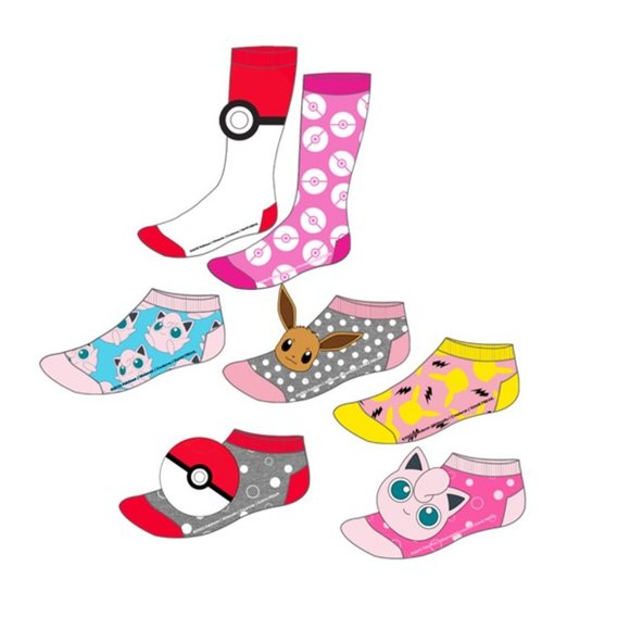 Pokemon Ladies 7 Days of Socks  - 7 pairs - Picture 5 of 6